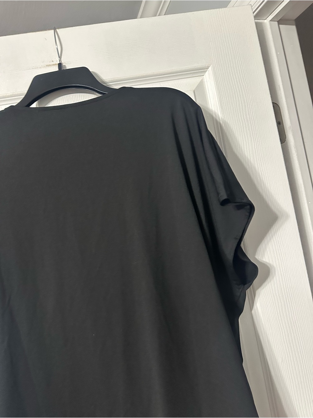 NWT Women's Halara Black Wrap-Style Drape Top - Picture 11 of 14